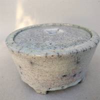 rustik keramik ceramic lågkrukke